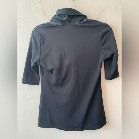 Project Runway Calvin Tran black turtleneck top size S - Picture 2 of 7